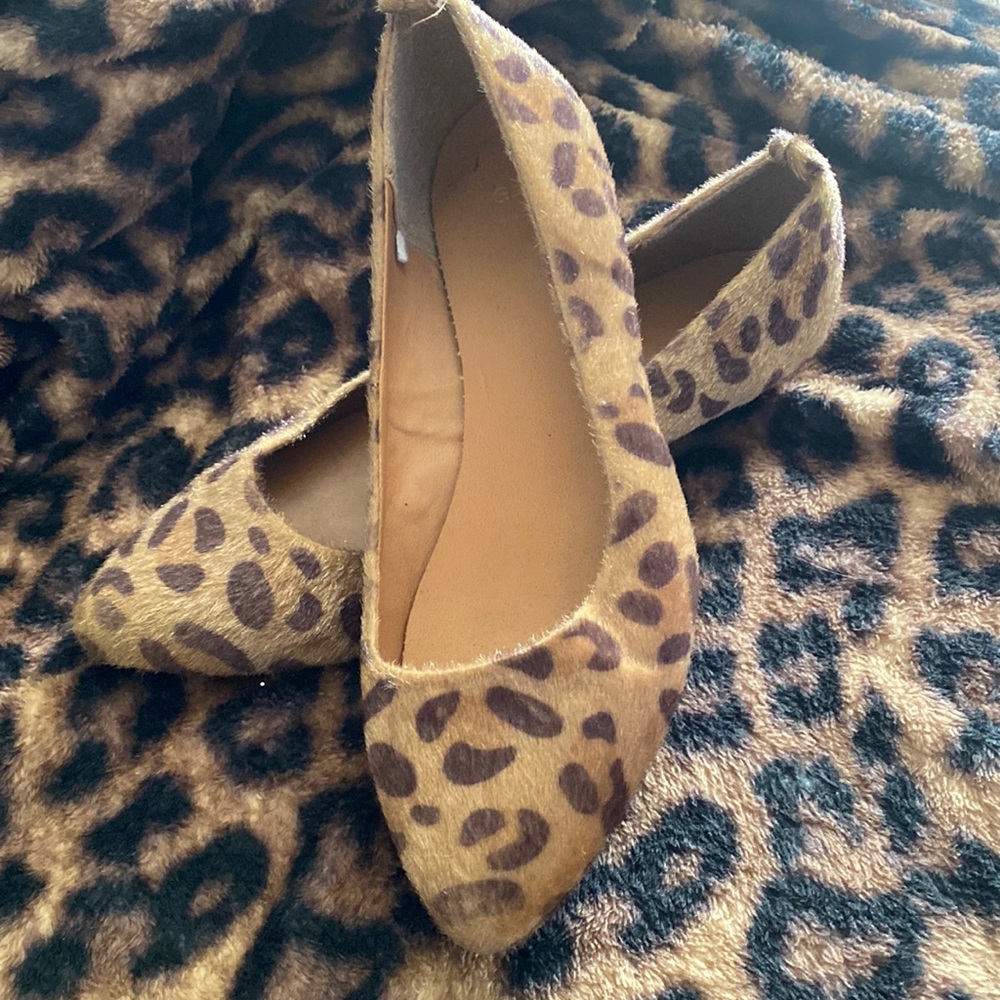 Size 8 Leopard flat shoe